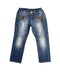 A Blue Jeans from Monnalisa in size 3T for girl. (Front View)