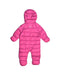 A Pink Snowsuits from L.L.Bean in size 0-3M for girl. (Back View)