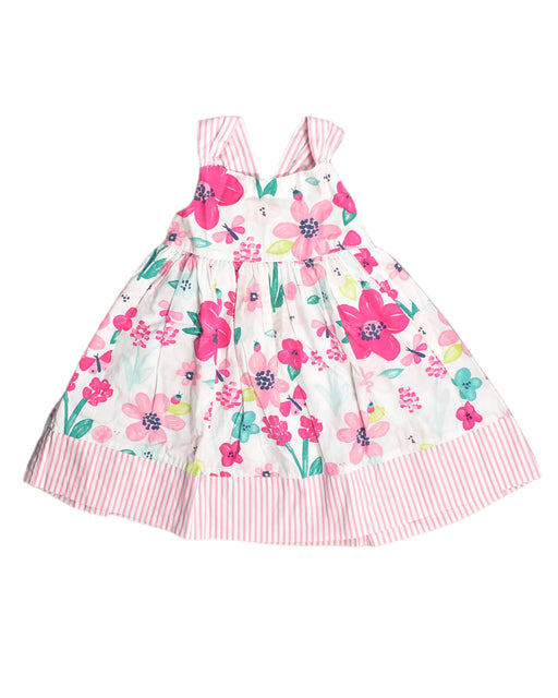 A White Sleeveless Dresses from Gymboree in size 18-24M for girl. (Front View)