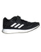 A Black Sneakers from Adidas in size 9Y for boy. (Front View)