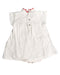 A White Bodysuits from Petit Bateau in size 6-12M for girl. (Back View)