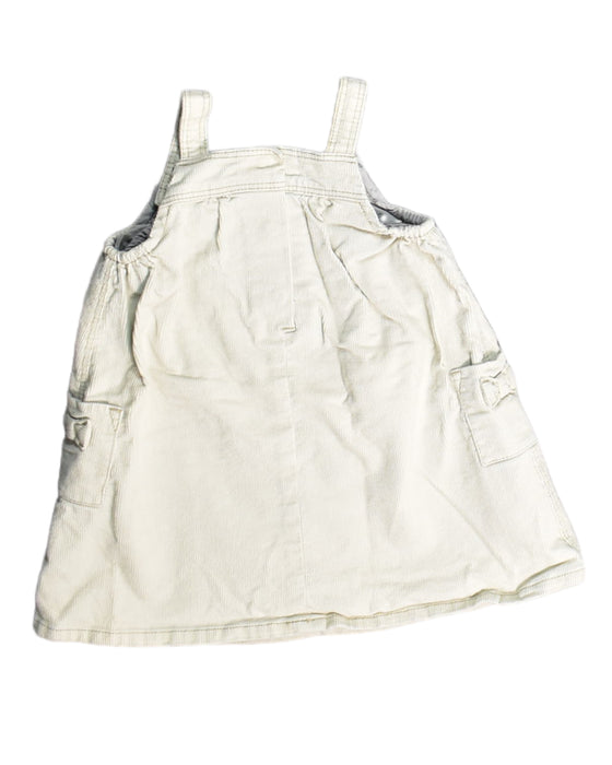 A White Sleeveless Dresses from Petit Bateau in size 6-12M for girl. (Back View)