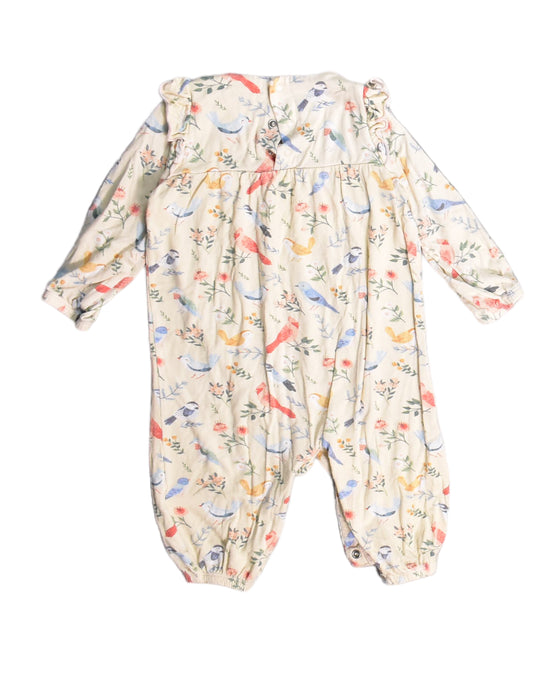 A Beige Onesies from Angel Dear in size 6-12M for girl. (Back View)