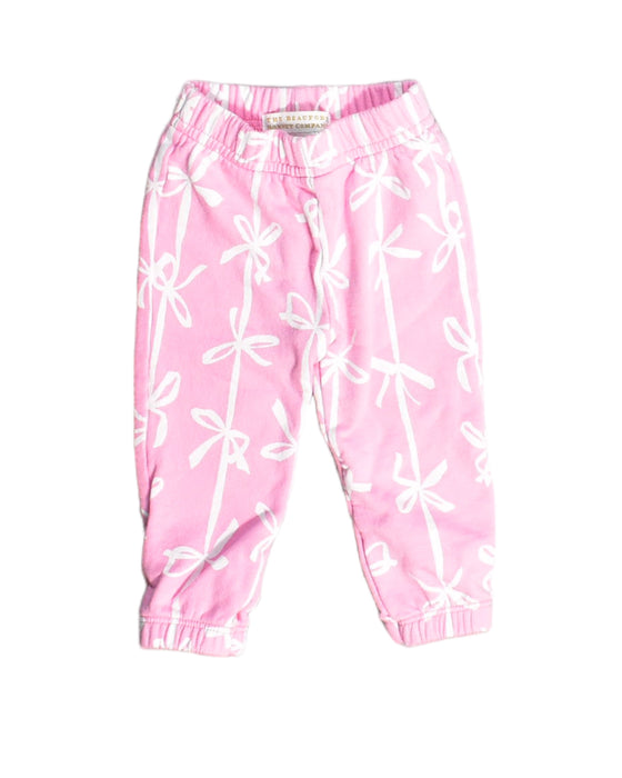 A Pink Casual Pants from The Beaufort Bonnet Company in size 3-6M for girl. (Front View)