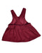 A Red Overall Dresses from Retykle in size 3-6M for girl. (Back View)