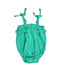A Green Bodysuits from Seed in size 0-3M for girl. (Front View)