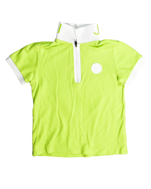 A Green Short Sleeve Polos from Jacadi in size 8Y for boy. (Front View)