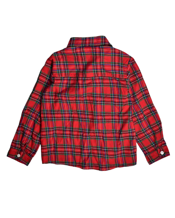 A Red Shirts from Anavini in size 6T for boy. (Back View)