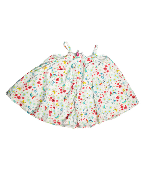 A White Sleeveless Dresses from Orchestra in size 6-12M for girl. (Back View)