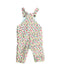 A White Long Overalls from DPAM in size 3-6M for girl. (Back View)