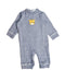 A Blue Onesies from Bout'Chou in size 0-3M for boy. (Front View)