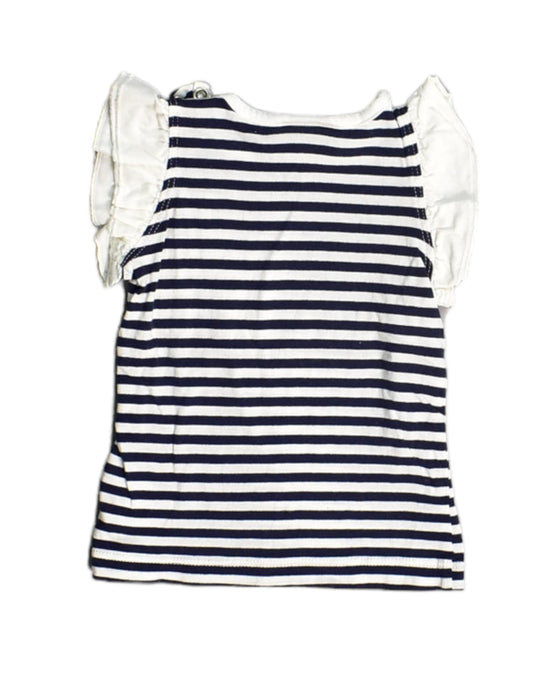 A White Sleeveless Tops from Seed in size 3-6M for girl. (Back View)