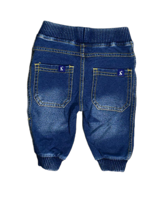 A Blue Casual Pants from Joules in size 0-3M for boy. (Back View)