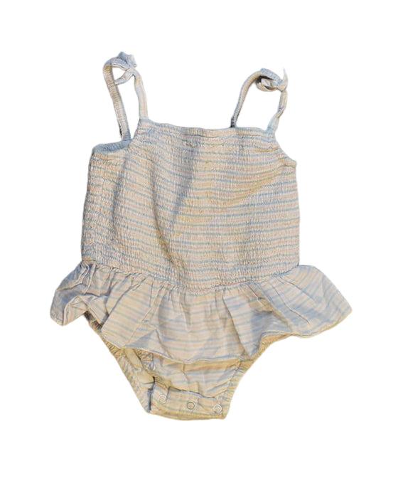 A Multicolour Bodysuits from The Little White Company in size 6-12M for girl. (Front View)