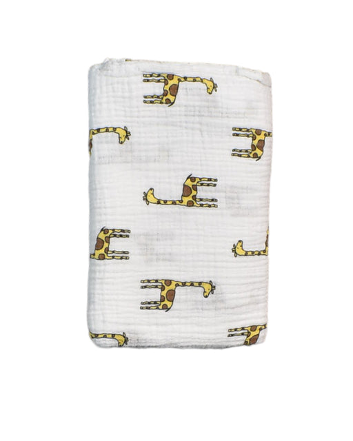 A White Swaddles from Aden & Anais in size O/S for neutral. (Front View)