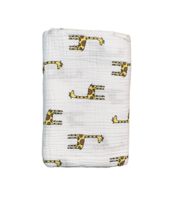 A White Swaddles from Aden & Anais in size O/S for neutral. (Front View)