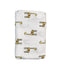A White Swaddles from Aden & Anais in size O/S for neutral. (Front View)