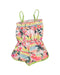 A Multicolour Rompers from Monsoon in size 6T for girl. (Back View)