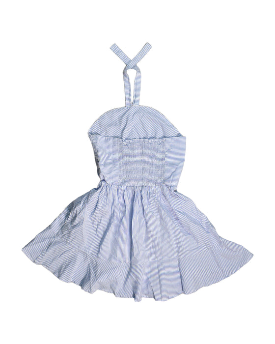 A Purple Sleeveless Dresses from BCBG Kids in size 8Y for girl. (Back View)