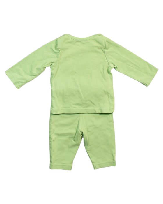 A Green Pants Sets from Monica + Andy in size 0-3M for neutral. (Back View)