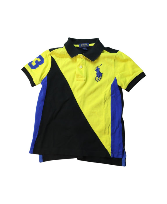 A Multicolour Short Sleeve Polos from Polo Ralph Lauren in size 4T for boy. (Front View)