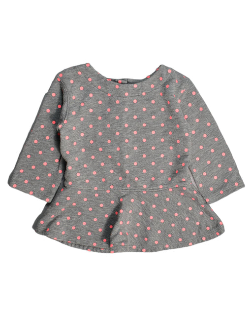 A Grey Long Sleeve Dresses from Retykle in size 6-12M for girl. (Front View)