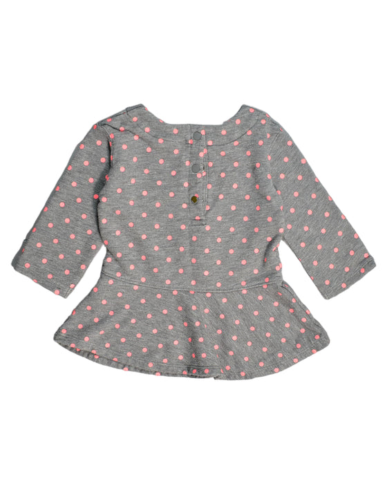 A Grey Long Sleeve Dresses from Retykle in size 6-12M for girl. (Back View)