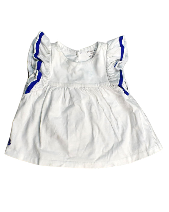 A White Sleeveless Dresses from Ralph Lauren in size 3-6M for girl. (Front View)