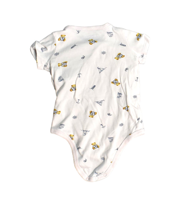 A White Bodysuits from Ralph Lauren in size 3-6M for girl. (Back View)