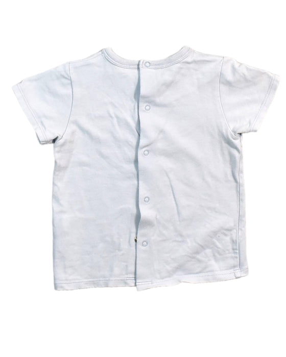 A Blue Short Sleeve Tops from Hugo Boss in size 6-12M for girl. (Back View)