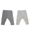 A Grey Leggings from Petit Bateau in size 3-6M for boy. (Front View)