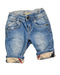 A Blue Jeans from Burberry in size 3-6M for girl. (Front View)