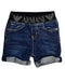 A Blue Shorts from Armani in size 3-6M for girl. (Front View)