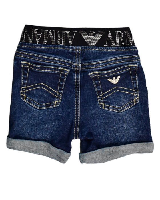 A Blue Shorts from Armani in size 3-6M for girl. (Back View)
