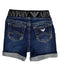 A Blue Shorts from Armani in size 3-6M for girl. (Back View)