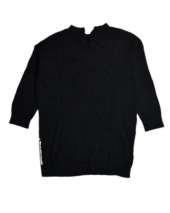 A Black Long Sleeve Dresses from Seed in size 2T for girl. (Back View)