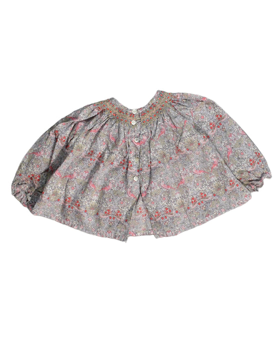 A Grey Long Sleeve Tops from Bonpoint in size 3-6M for girl. (Back View)