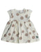 A White Short Sleeve Dresses from Boden in size 3-6M for girl. (Front View)