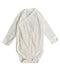 A White Bodysuits from Petit Bateau in size 3-6M for neutral. (Front View)