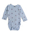 A Blue Bodysuits from Hust & Claire in size 0-3M for boy. (Front View)