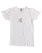 A Pink T Shirts from Petit Bateau in size 5T for girl. (Front View)