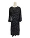 A Black Long Sleeve Dresses from Seraphine in size L for maternity. (Back View)