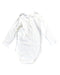 A White Bodysuits from Bout'Chou in size 0-3M for girl. (Back View)