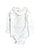 A White Bodysuits from Bout'Chou in size 0-3M for girl. (Front View)