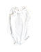 A White Bodysuits from Bout'Chou in size 0-3M for girl. (Front View)