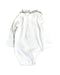 A White Bodysuits from Bout'Chou in size 0-3M for girl. (Back View)