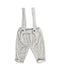 A White Overall Shorts from Guess in size 0-3M for boy. (Front View)
