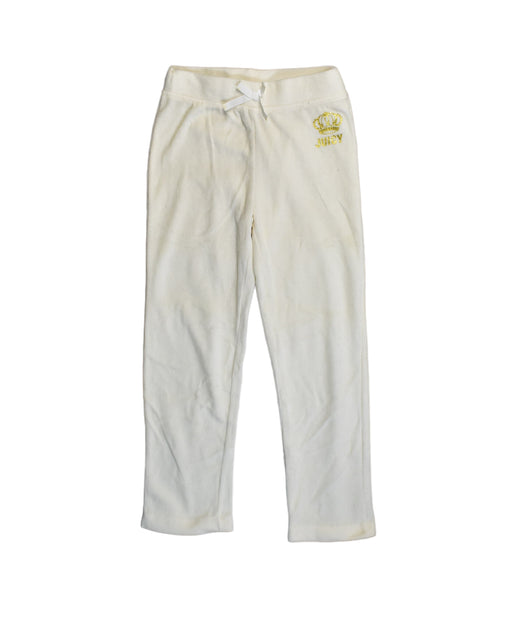 A White Leggings from Juicy Couture in size 7Y for girl. (Front View)