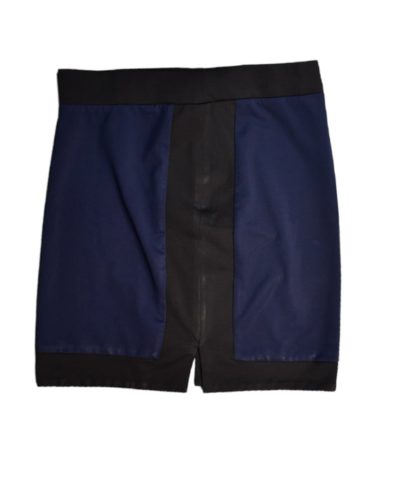 A Blue Short Skirts from Spring in size S for maternity. (Front View)