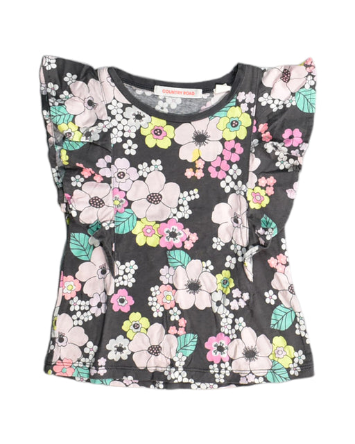 A Black Sleeveless Tops from Country Road in size 2T for girl. (Front View)